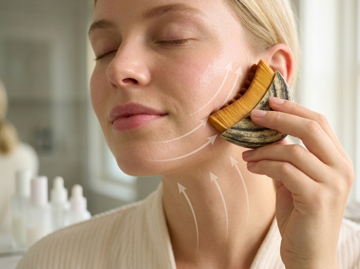 Ilumina Lymphatic Contour Face Brush