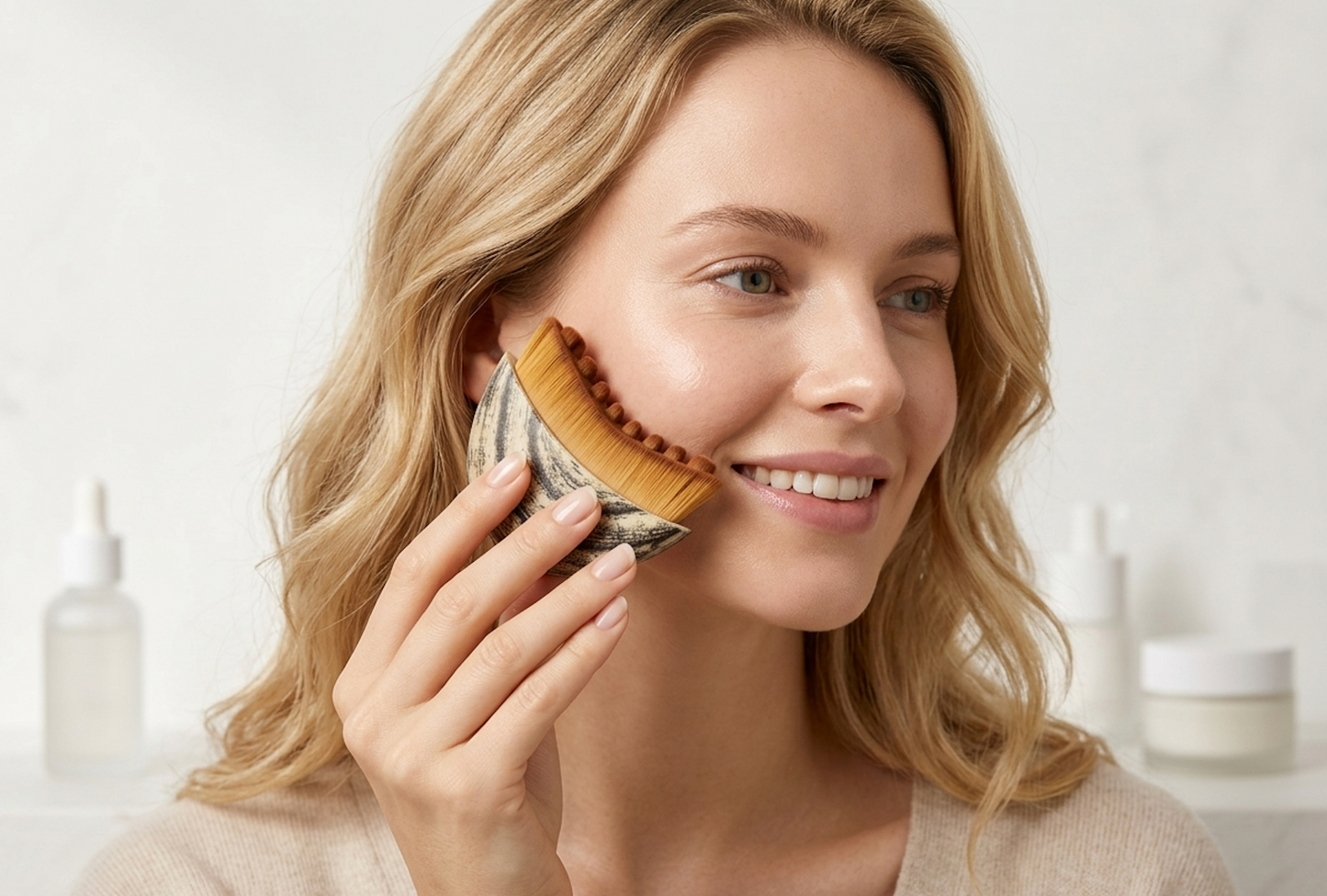 Ilumina Lymphatic Contour Face Brush